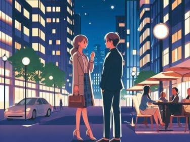 待ち合わせイラスト